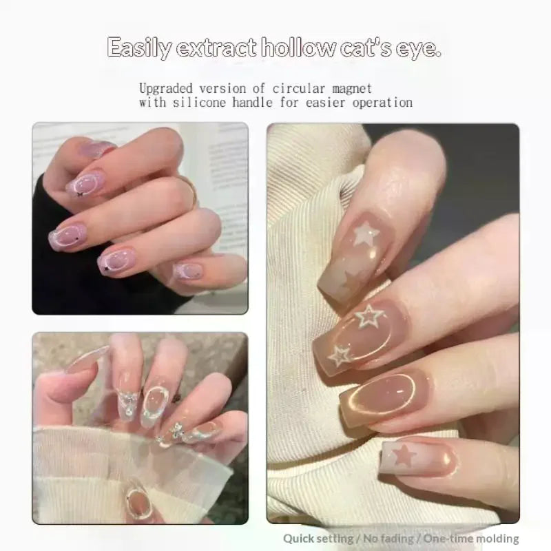 High-strength Magnet Cat Eye Gel Polish Dazzling Black Hole Effect Qme