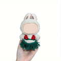 17cm Labubu Knitted Bikini Set (excluding dolls), cute clothing with unique style, fashionable clothing accessories for dolls Qme green