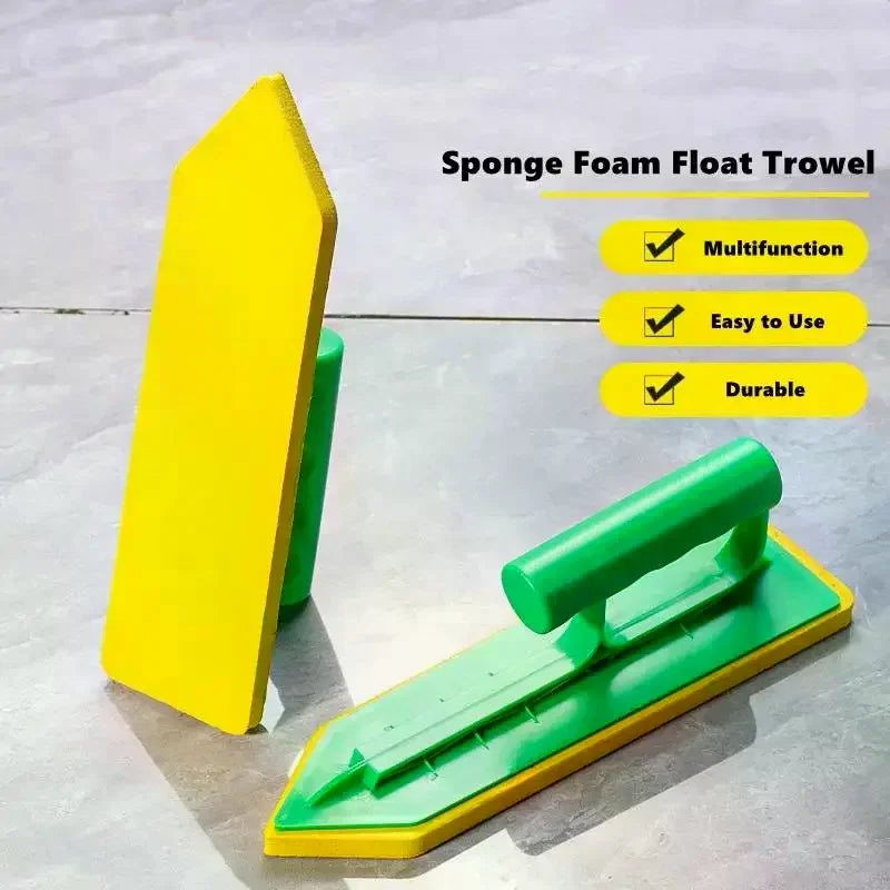 Sponge Foam Float Trowel For Grout,Stucco,Tile Floor Tile Beauty Seam Scraper Spatula,Scraping Putty,Caulking Special Tool Qme Default Title