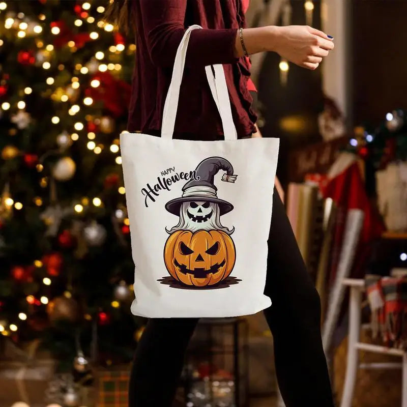 Christmas Supports Bags Canvas Large Capacity Party Decor Qme