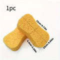 High-density water-absorbing car cleaning and wiping products. Car-specific eight-shaped blocks. Car cleaning supplies. Qme Yellow