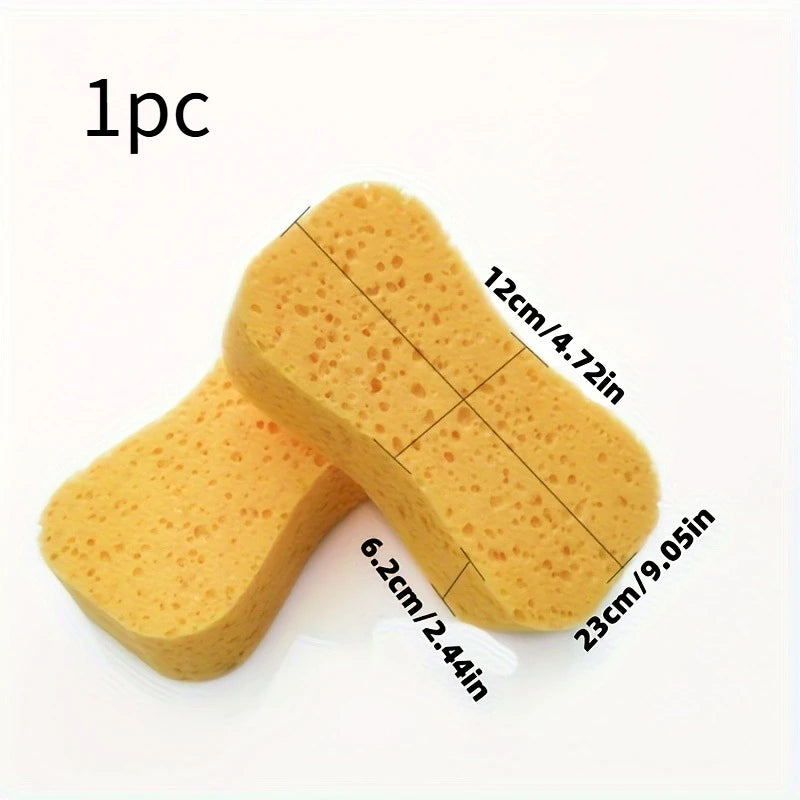High-density water-absorbing car cleaning and wiping products. Car-specific eight-shaped blocks. Car cleaning supplies. Qme Yellow