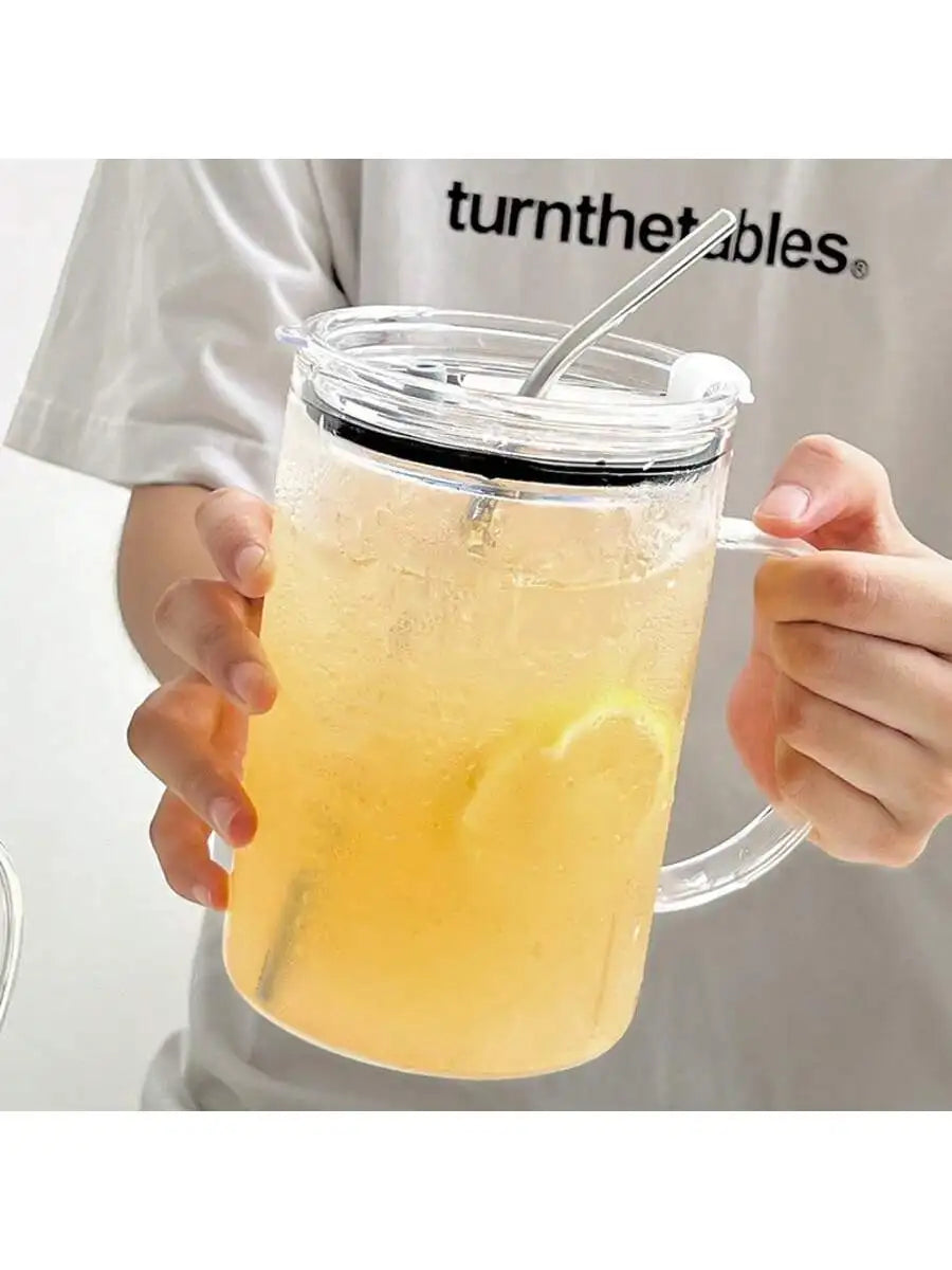 400 Smoothie Cup Straw Heat-resistant Juice Drink Large Capacity Qme