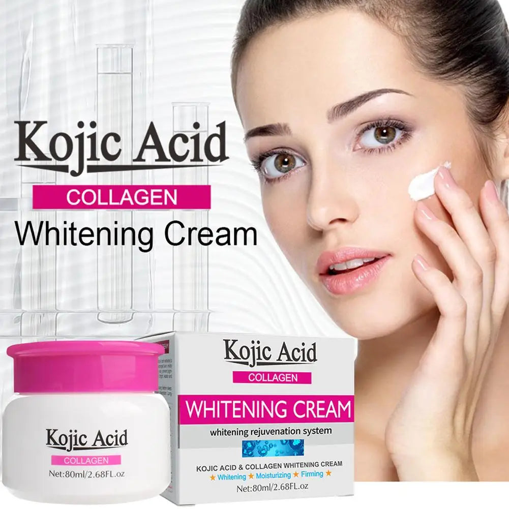 Collagen Kojic Acid Cream Facial Serum Moisturizing Nourish Damaged Qme