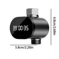 NEW Shower Temperature Monitor Precision LED Digital Display Digital Water Temperature Monitor For Bathroom Kitchen Hotel Gym Qme Black