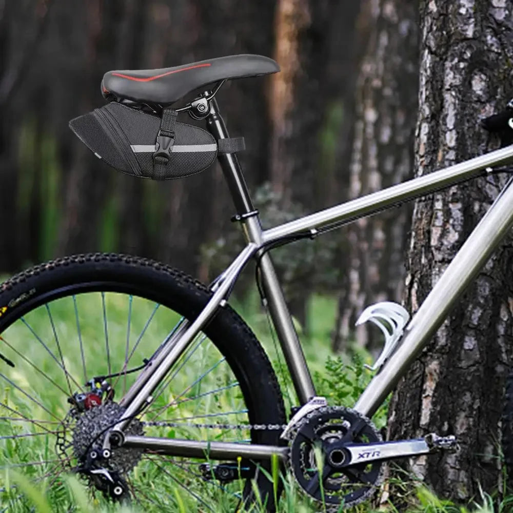 Universal Bicycle Saddle Bag Bicycle WaterProof Tail Bag Mountain Bike Rear Bag Bike Tail Bag Outdoor Bicycle Accessories Qme