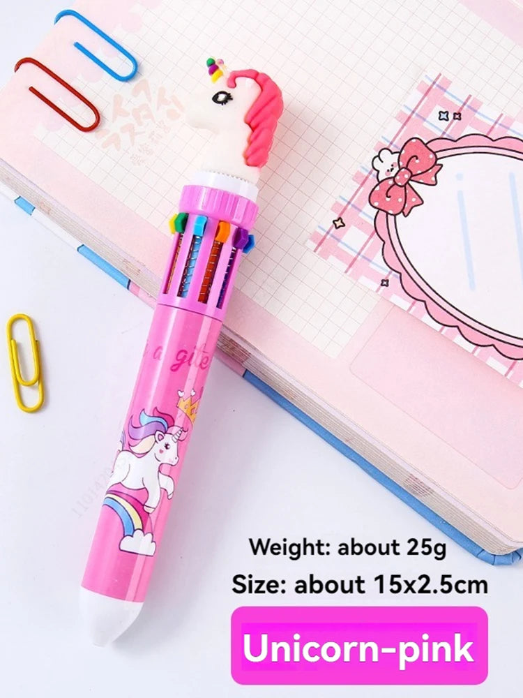 26Pcs 3D EVA Pencil Case Unicorn Dinosaur Stationery Set Pencil Pouch with Pencils Eraser Sharpener Stickers School Supplies Qme