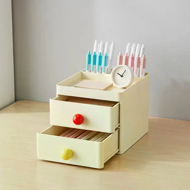 Dopamine Desktop Storage Cabinet Drawer Student Desk Stationery Box Qme