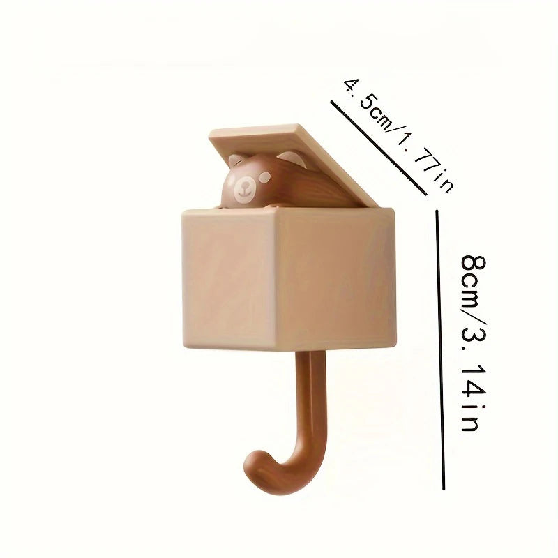A creative no punching, no trace, strong adhesive hat hook Qme