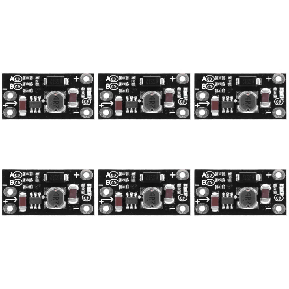3.7V To 12V Mini DC Boost Converter Board Output 5V/8V/9V/12V DC Step Up Module Voltage Boost Module Step Up Board Qme 6pcs