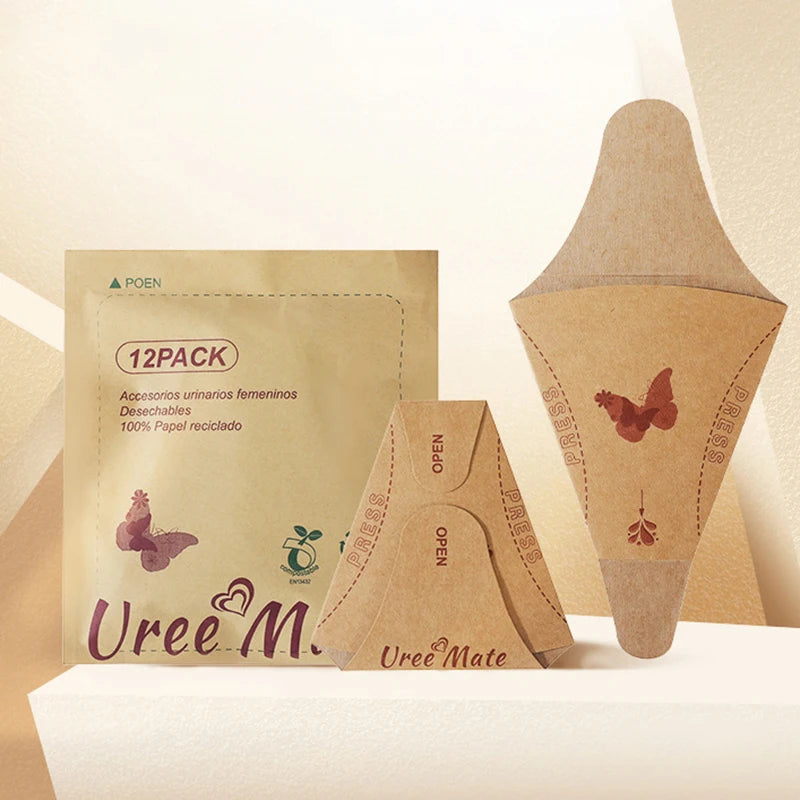 Disposable Paper Urinal Toilet Women Urination Device Funnel Outside Qme