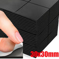 Square Magnetic Sheets Self Adhesive Magnets Soft Magnetic Sheet for Household Refrigerator Office Flexible Stickers Wholesale Qme 30x30mm 80pcs