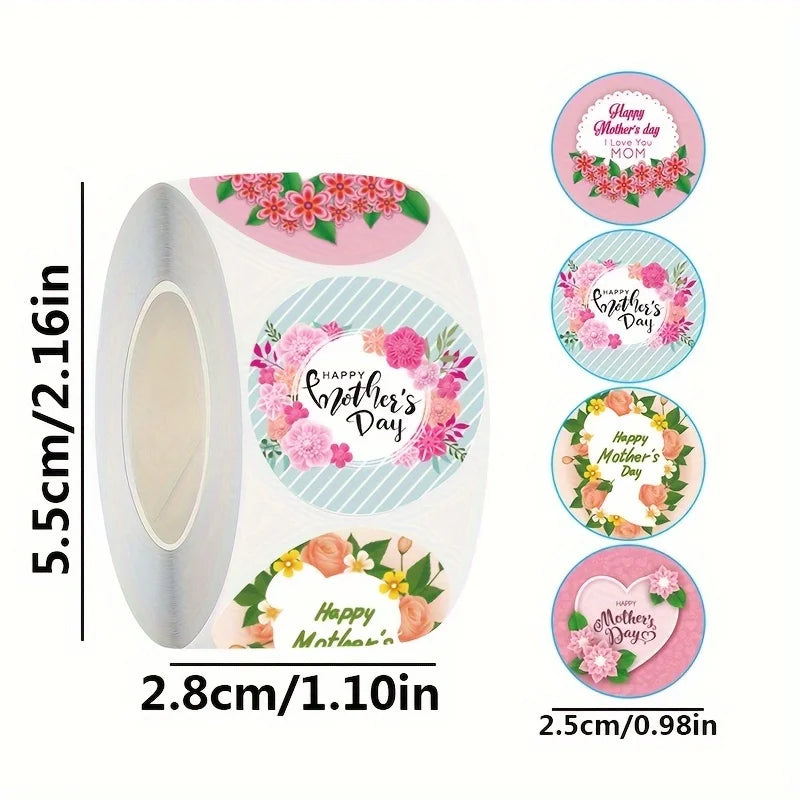 1 roll of adhesive gift packaging, wedding decoration label Qme