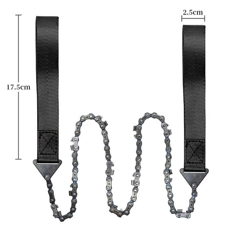 11-Teeth Outdoor Portable Hand Drawn Wire Saw Ideal Field Qme