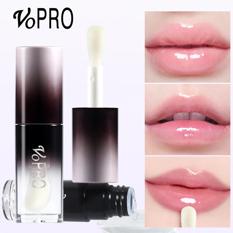 Hydrating Lip Gloss Essence Oil - Vitamin E, Moisturizing & Nourishing Lip Balm, Long-Lasting, Non-Greasy, Soft Hydrated Lips Qme