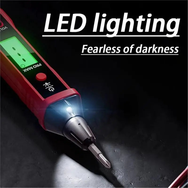 A02F-R2897 Intelligent Sound Light Alarming Voltage Tester 3-500V Electrician Tool Professional Grade Qme