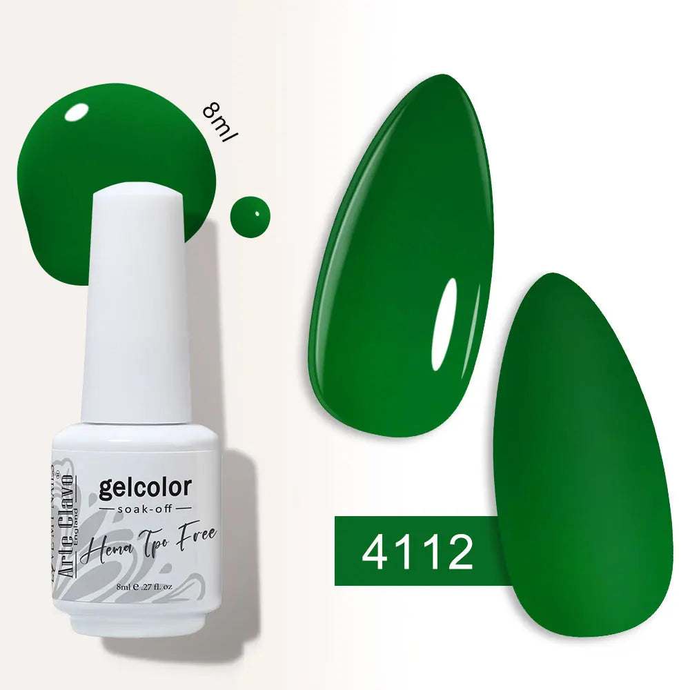 Arte Clavo Semi-permanent Gel Nail Varnish 180 Colors Semipermanent