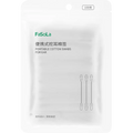 Black Double-headed Cotton Swabs Disposable Ear-picking Makeup Qme black