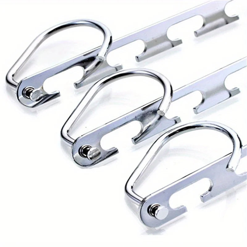 1pc 6 Holes Metal Hangers, Jackets Coats Hangers, Coats Storage Hangers Qme