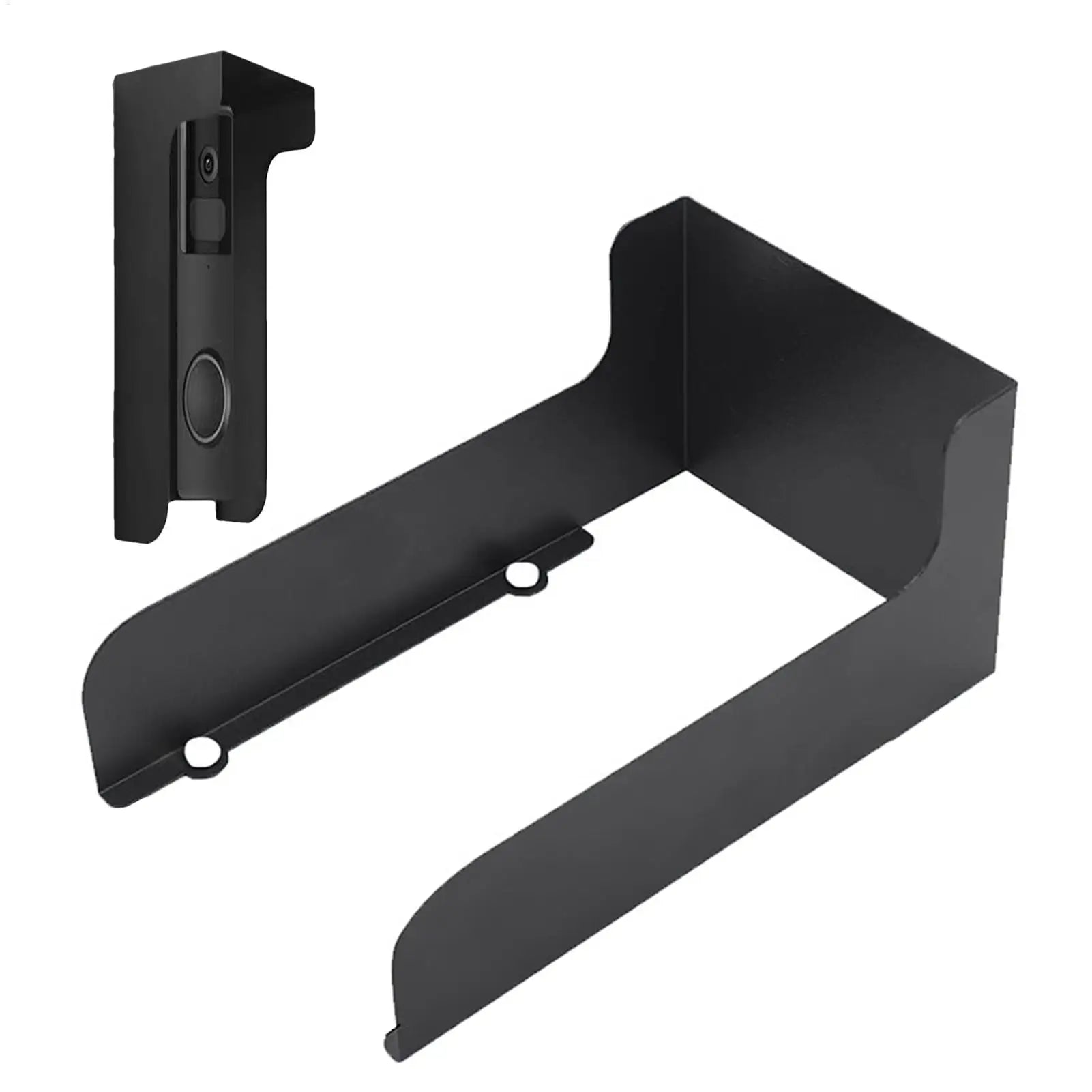 Doorbell Cover Sun-proof Door Bell Protection Cover Anti-Glare Sun Protection Access Control Device Housing for Front Door Qme