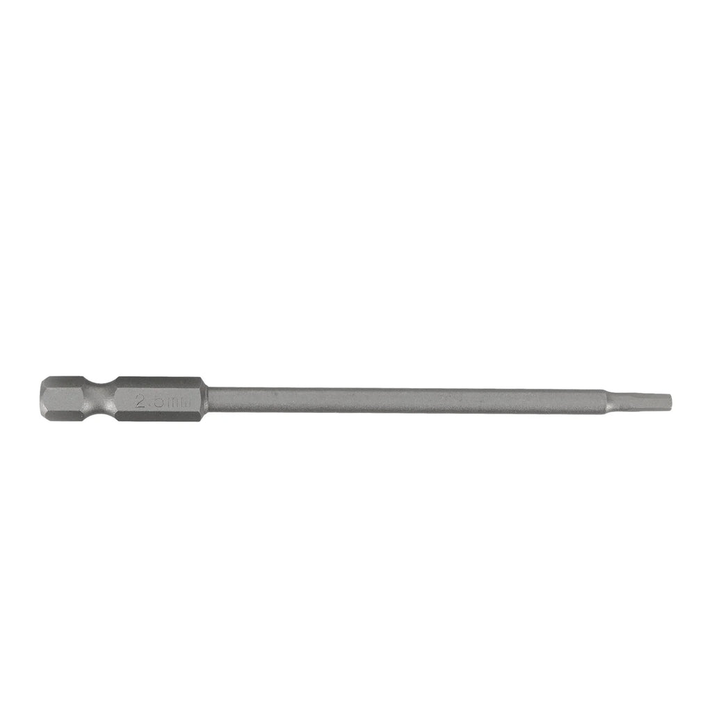 4pcs 1.5mm 2.0mm 2.5mm 3.0mm Hex Shank Magnetic Head Screw Driver Screwdriver Drill Bit Long Extension Bar Tools Qme