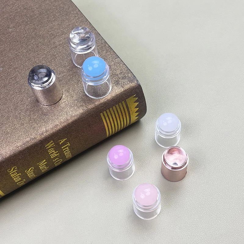 Erasable Mini Small Single Head Silicone Seal Nail Steel Plate Qme