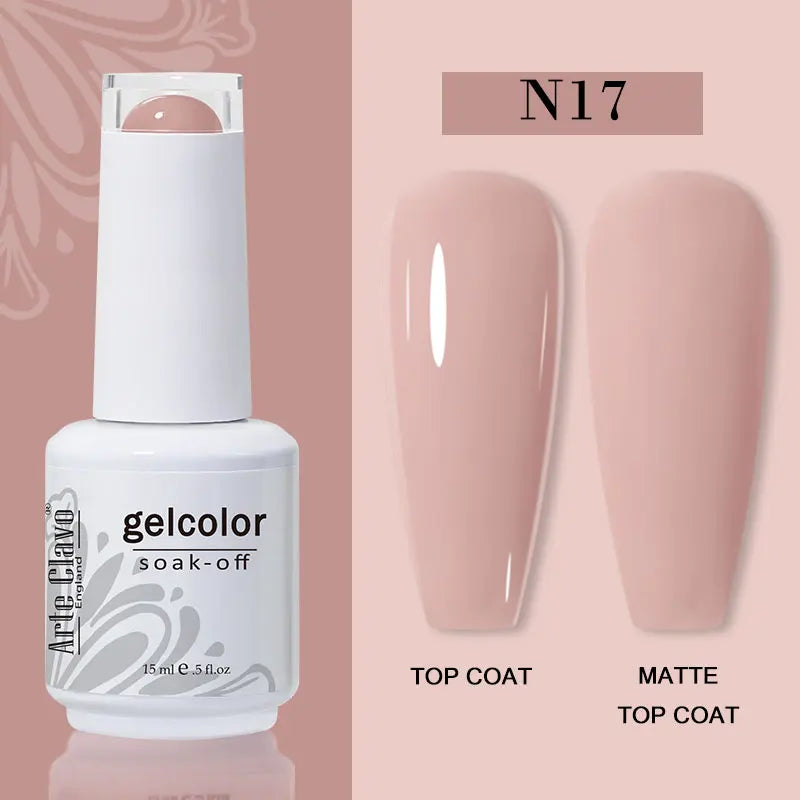 Arte Clavo Red Series Nail Polish Party Colors Gel Varnishes All