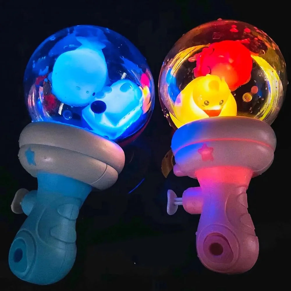 Animal Water Gun with Light for Kids Water Blaster Squirt Guns Pump Toddler Bath Toy for Summer Swimming Pool Beach Outdoor Qme