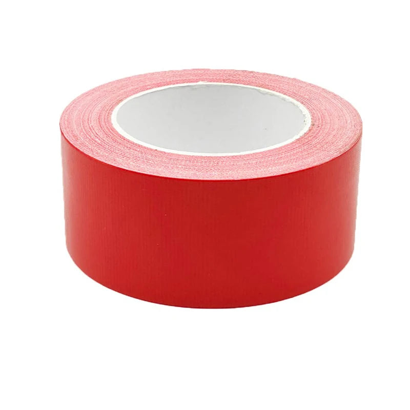 4.5cm*10m Colored Extra Strong Self-adhesive Tape Waterproof Heavy Duty No Residue Craft Duct Tape for DIY Art Packaging Coding Qme Red 10M 45mm|China Mainland