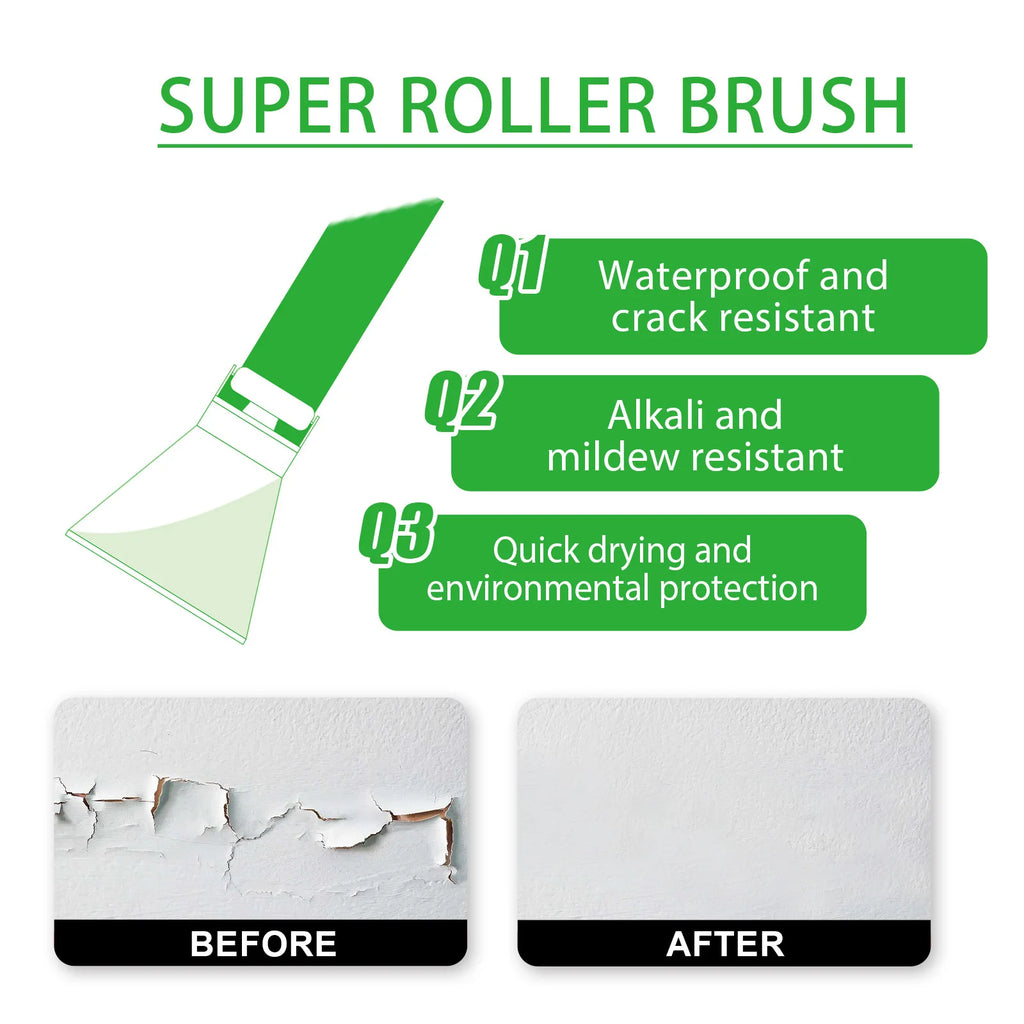 Wall Repair Cream Mouldproof Wall Crack Nail Quick-Drying Dirt Stain Remover Crack Repair Graffiti Coverage Wall Mending Paste Qme