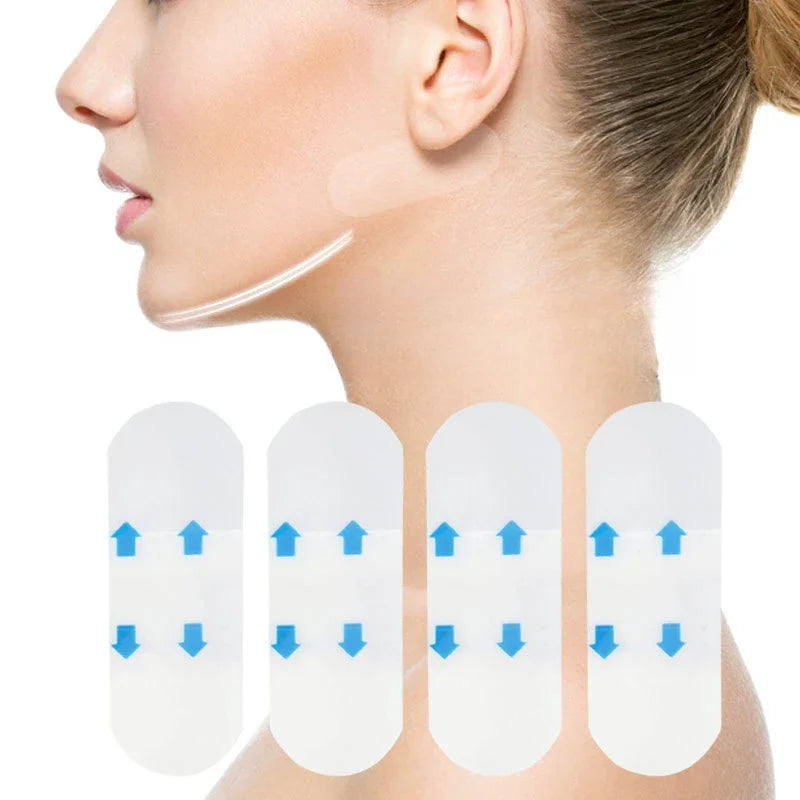 30/20/10Sheets V Lift Face Sticker Invisible Makeup Adhesive Lift Face Tape Slim Patch Breathable Sticker Lifting Tighten Chin Qme