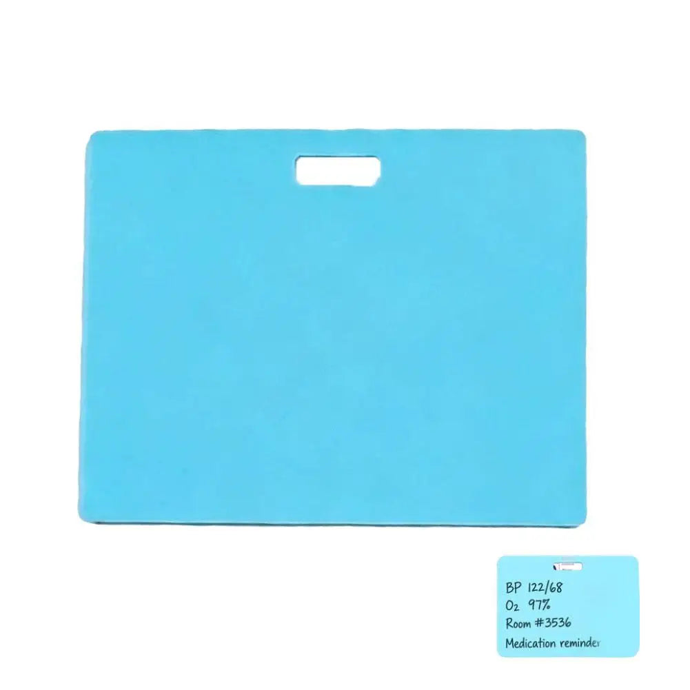 Erasable Badge Sticky Notes Wipeable Writing Surf Reusable Wipe Clean Qme Blue3