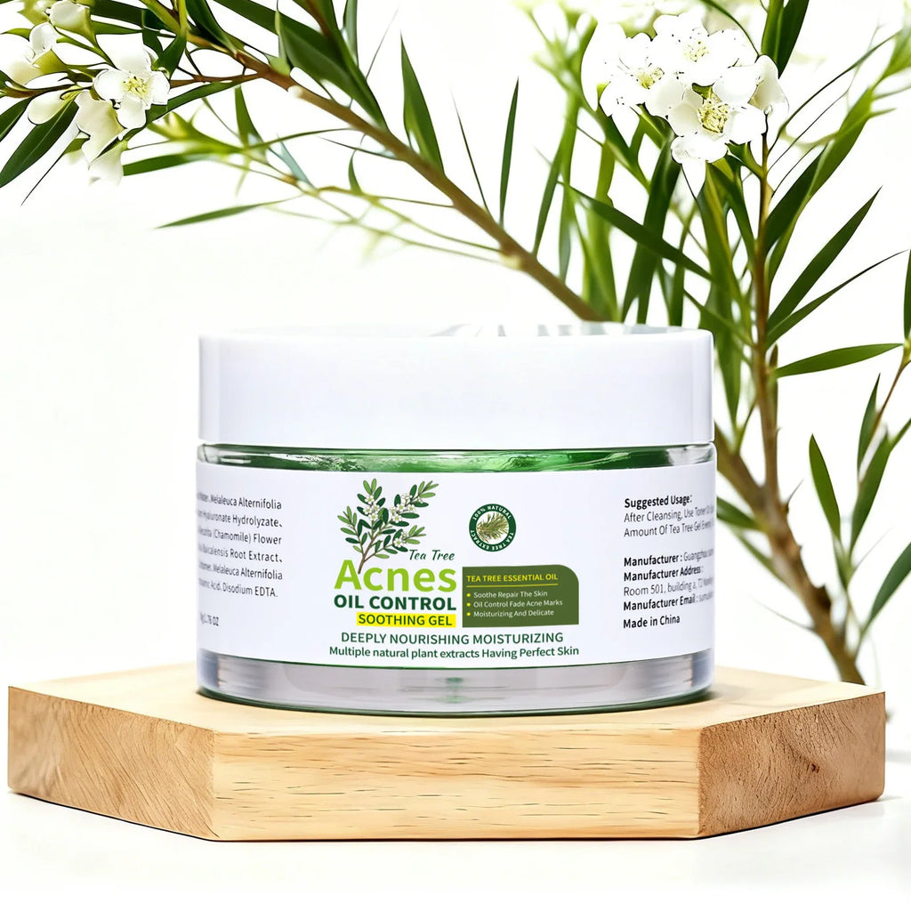 Organic Tea Tree Facial Acne Relieving Gel Has Function Whitening Qme
