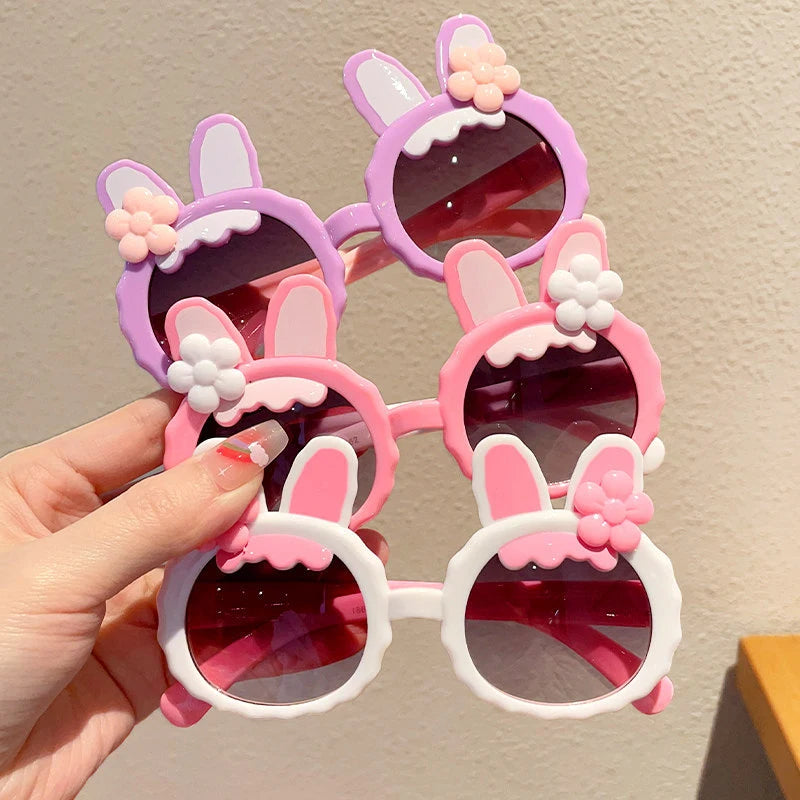 Hello Kitty Kuromi Cartoon Sunglasses Student Sunglasses for Sun Protection Polarized Sunglasses Qme