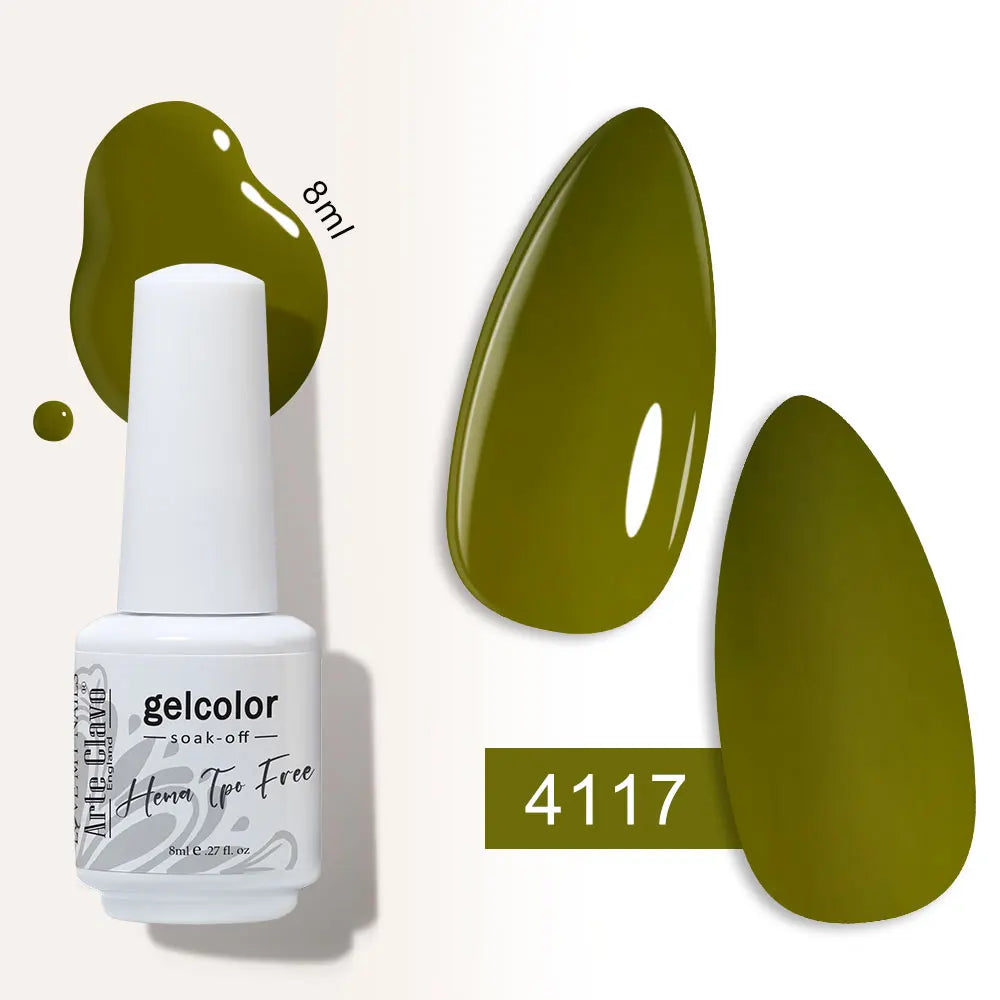 Arte Clavo Semi-permanent Gel Nail Varnish 180 Colors Semipermanent