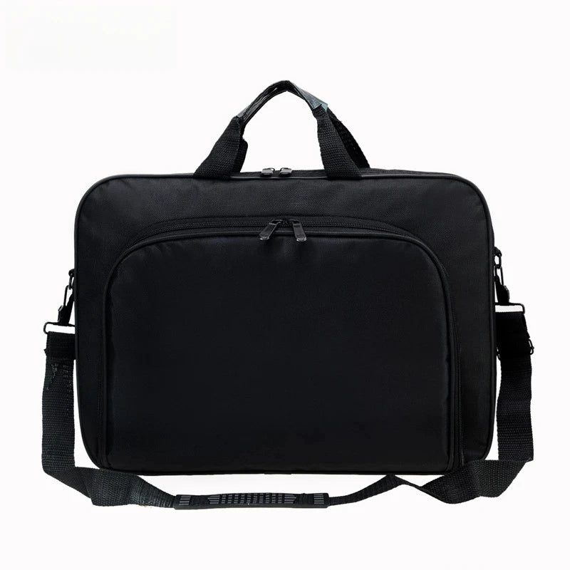 15.6 Inch 17 In Laptop Bag Business Portable Nylon Computer Handbags Laptop Shoulder Handbag Zipper Shoulder Simple Style Qme 17inch