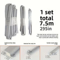 TPU Seal Strip Sliding Windows Door Windproof Waterproof Soundproof Qme 1set