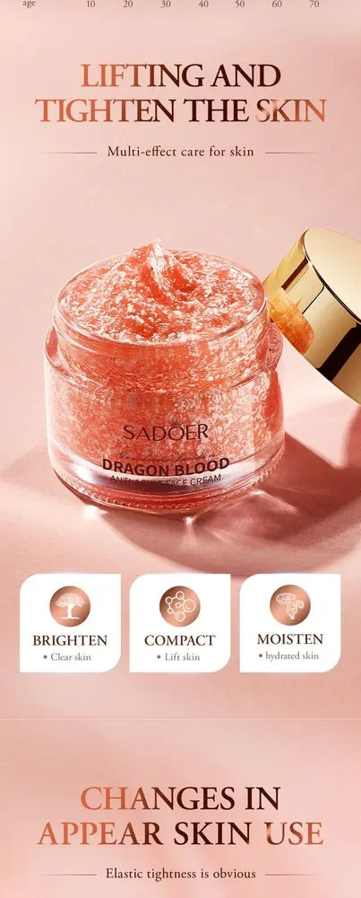 Dragon Blood Cream Rejuvenation Skin Face Delaying Aging Moisturizing Qme