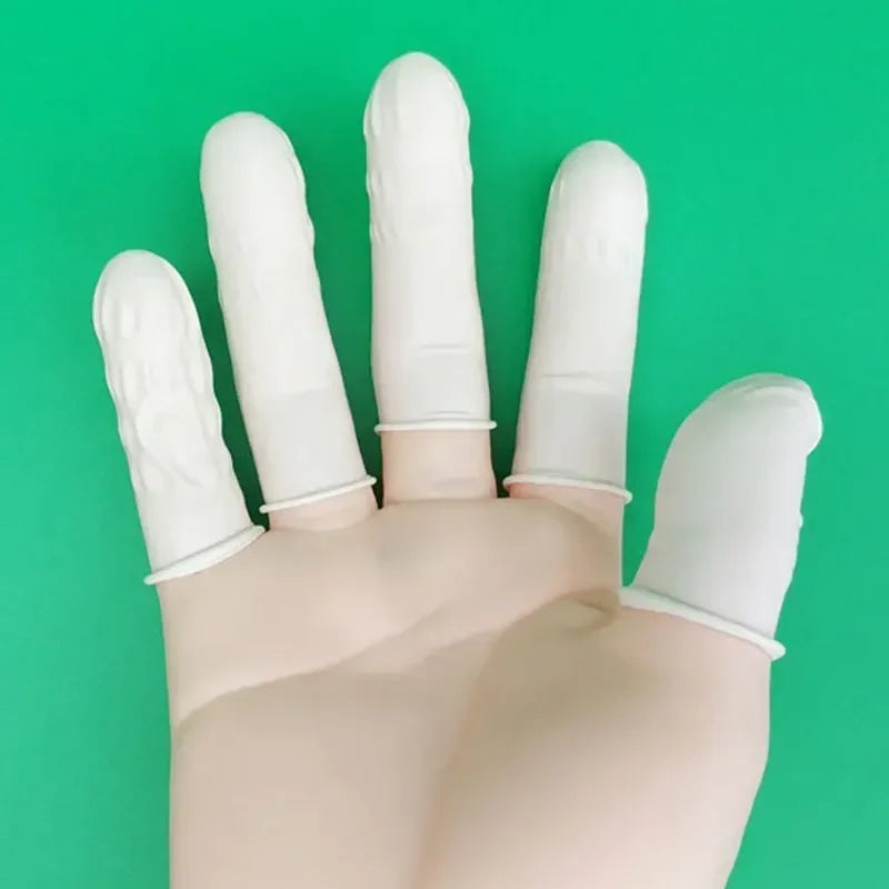 Sterile Disposable Powder Free Industrial Electronic Latex Fingertips Protector Gloves Watch Repair Tool for Watchmaker Kit Qme