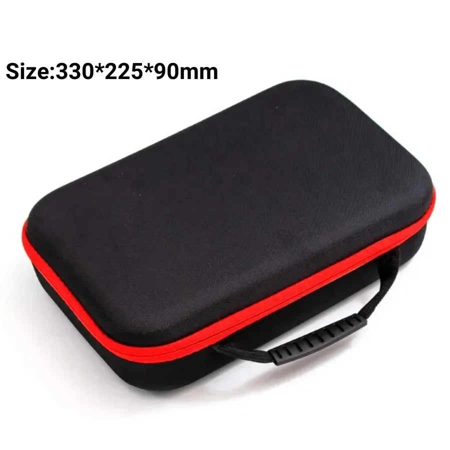 3-size Large Capacity Tools Bag Electric Drilling Tool Shockproof Bag Portable Outdoor Electrician Hardware Tool Waterproof Bag Qme Red - L