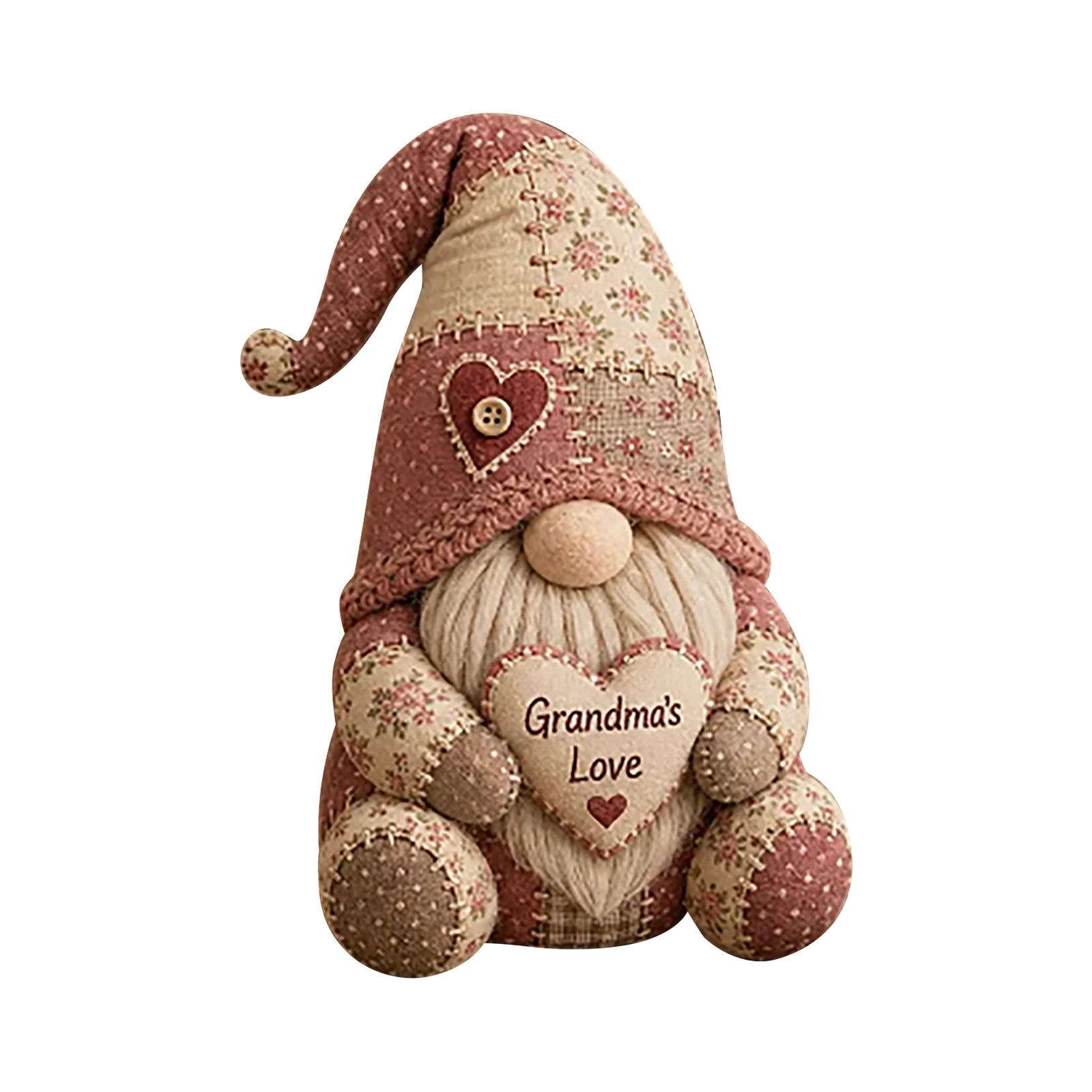 Gnome Handmade Sewing Craft Kit with Pre Cut Fabric Thread Needles DIY Handmade Fabric Craft Kit Christmas Decor Unique Gift Qme E One Size