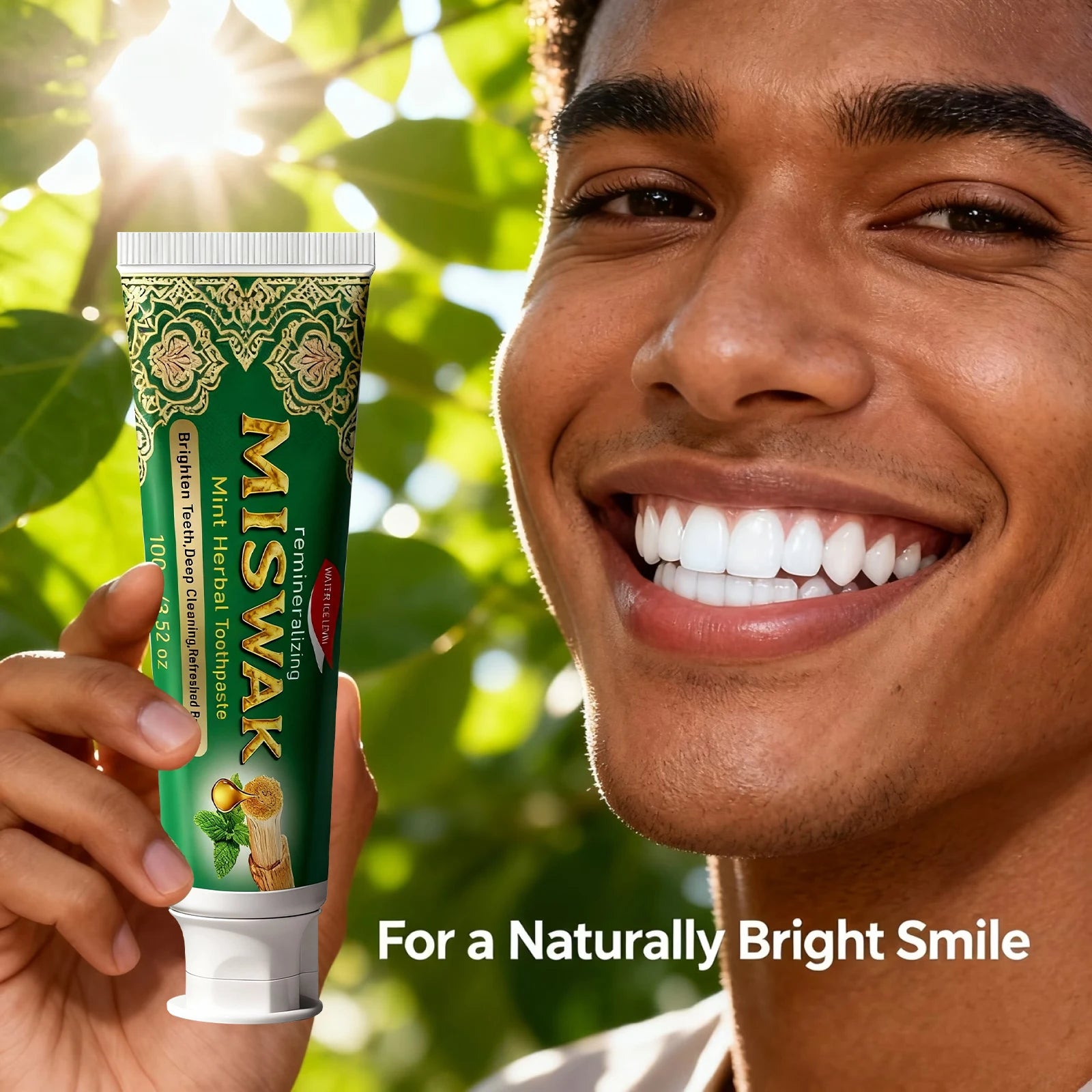 Hydroxyapatite Toothpaste, Deep Clean & Moisturizing with Vitamin C & Ceramide for Enamel Protection, Mint Fresh Breath Qme