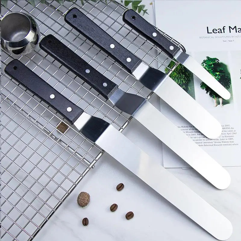 4 6 8 Stainless Steel Cake Spatula Kitchen Pastry Decoration Tools Qme