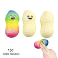 Peanut Stress Relief Toy Crunchy Squeeze ASMR Anti Release Hand Relax Qme Random 1pcs
