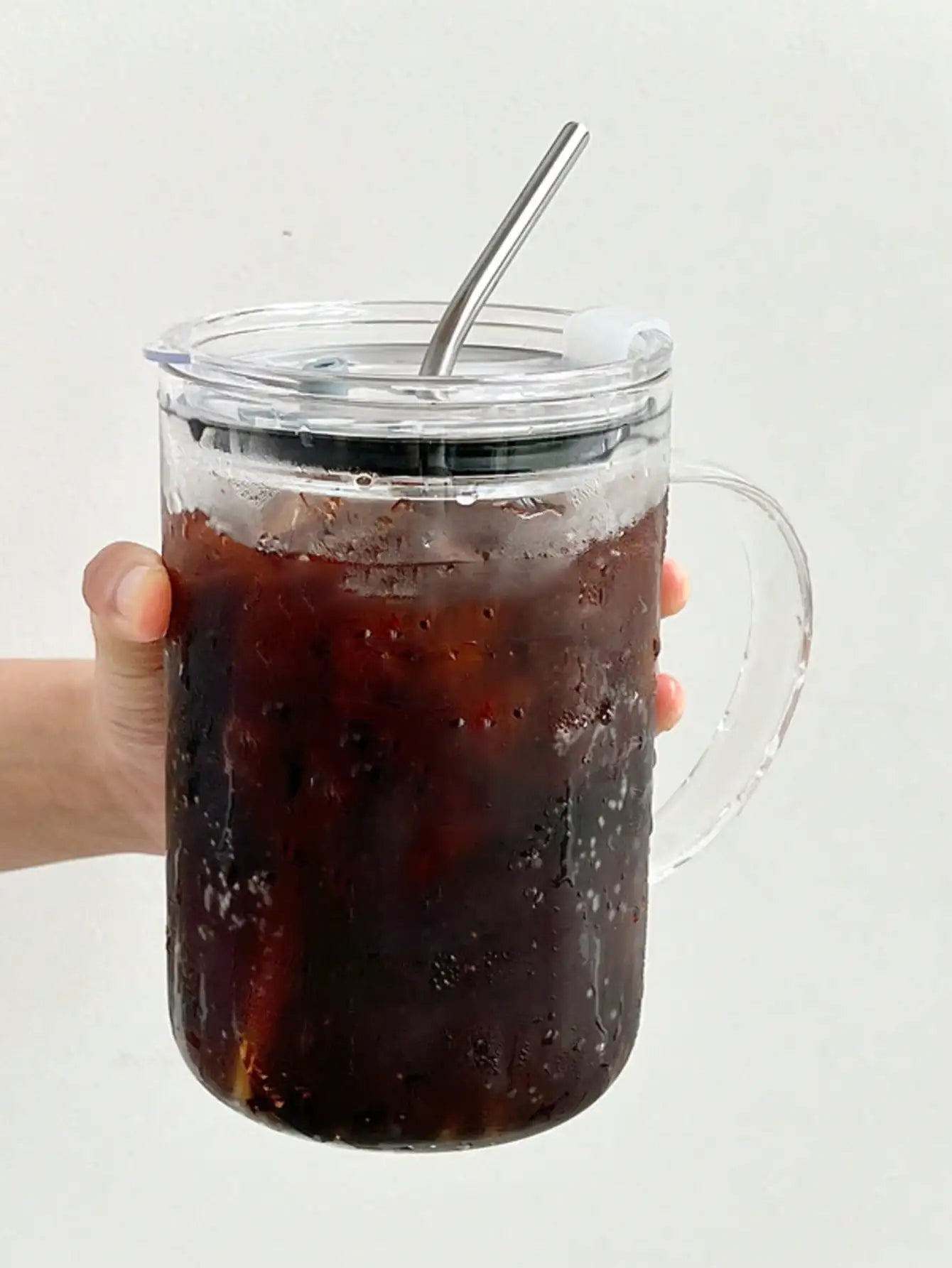 400 Smoothie Cup Straw Heat-resistant Juice Drink Large Capacity Qme Clear 1000ml