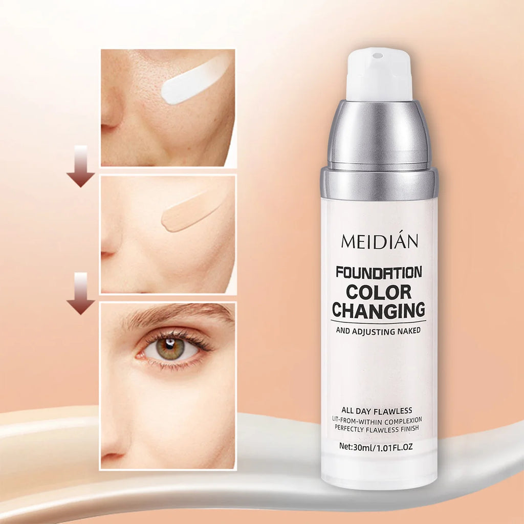 Liquid Foundation Moisturizing Fitting Fine Texture Long-lasting Qme