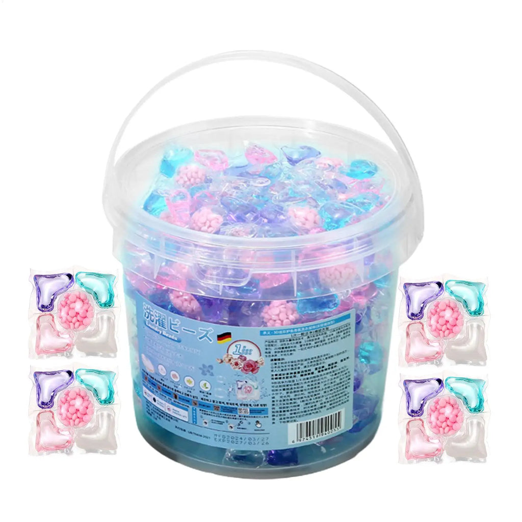 Clothing Washing Pods Deep Cleaning Color Protection Laundry Pods for Washing Machine for Apartment Bathroom Home Dorm Room Qme