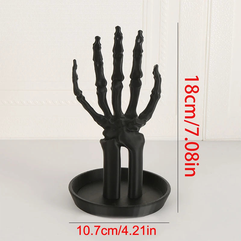 Jewelry Stand Black Plastic Necklace Earring Organizer Monster Hand Qme Default Title