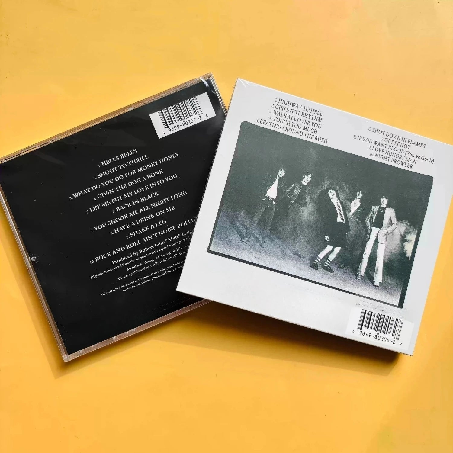 Classic Hard Rock Double Album Set "Highway To Hell" + "Back in Black" Set or Single Available, for Music Lovers Listening Qme