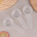 Flat Bottom Graduated Measuring Spoon Scale Transparent Plastic Qme Default Title